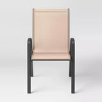 Chaise empilable Sling beige/noir - Room Essentials™
