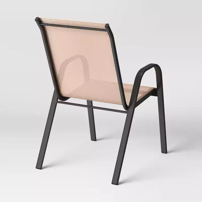 Chaise empilable Sling beige/noir - Room Essentials™