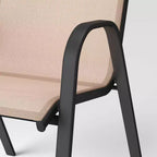Chaise empilable Sling beige/noir - Room Essentials™