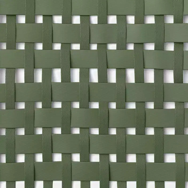 Sedia impilabile da esterno con braccioli in tessuto a trama aperta per patio, colore verde - Threshold™