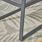 Sedie da pranzo Glasgow, confezione da 2, in alluminio e rete: resistenti alle intemperie, capacità 136 kg - Christopher Knight Home