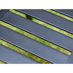4 sedie impilabili in metallo da patio - Captiva Designs: Resistenti alle intemperie, Seduta confortevole