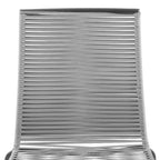 Fenton, set da 4 sedie impilabili da esterno in vimini - Grigio - Crosley: Resina, verniciate a polvere, resistenti ai raggi UV e alle intemperie, capacità 113 kg