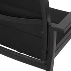 Christopher Knight Home Sedia da pranzo da esterno Wilbur a 4 pezzi in mesh e alluminio nera