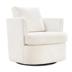 Fauteuils pivotants modernes Chenille pour salon
