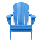 Polytrends Laguna Sedia Adirondack Pieghevole da Esterno per Patio Resistente allo Sbiadimento e alle Intemperie