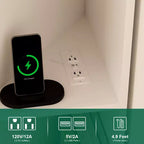 Mobile porta TV ad angolo per televisori fino a 55", console multimediale stile rustico con anta scorrevole a granaio, ripiani aperti e mobiletto, bianco