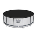 Piscina Fuori Terra Rotonda Bestway Steel Pro MAX con Pompa e Copertura