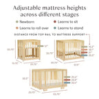 Culla convertibile Babyletto Yuzu 8-in-1 con kit di conversione per tutte le fasi