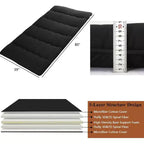 Materasso Futon Giapponese, Materassino Pieghevole da Pavimento, Tappetino Tatami per Casa, Materasso da Campeggio