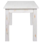 Flash Furniture Tavolo da Pranzo Rettangolare Rustico in Pino Massiccio 46 x 30