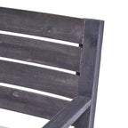 GDFStudio Agnew Chaises de salle à manger d'extérieur en bois d'acacia avec coussin (lot de 2)