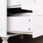 Armadio con Specchio 3 Ante 5 Cassetti Stile Classico