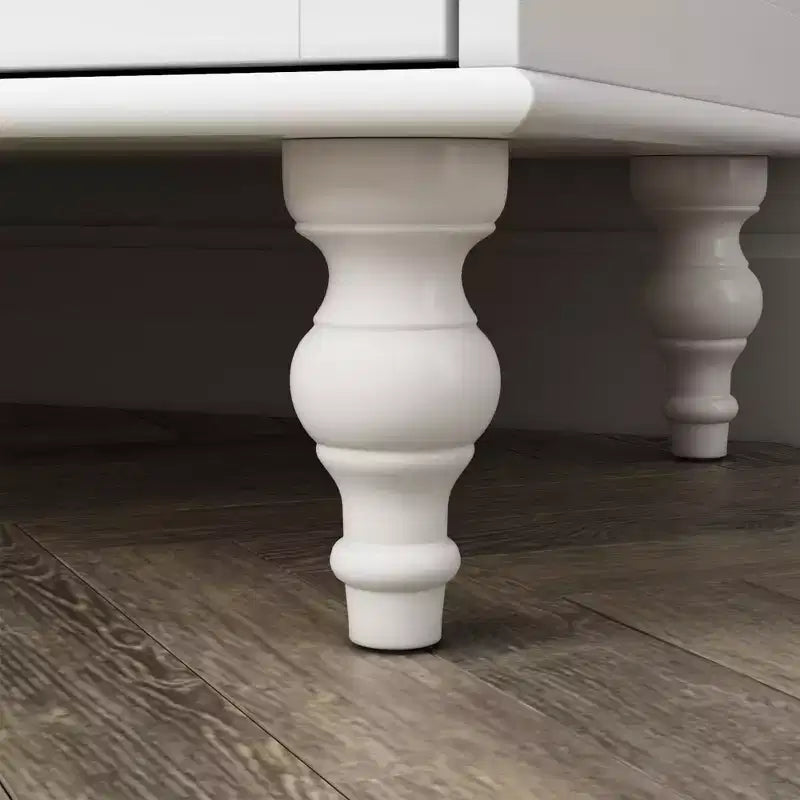 Armadio con Specchio 3 Ante 5 Cassetti Stile Classico