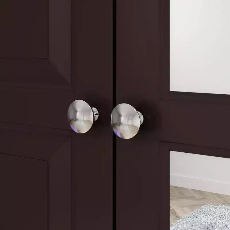 Armadio con Specchio 3 Ante 5 Cassetti Stile Classico