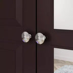 Armadio con Specchio 3 Ante 5 Cassetti Stile Classico