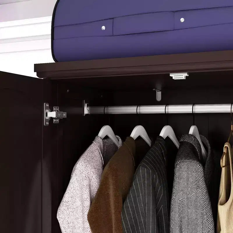 Armadio con Specchio 3 Ante 5 Cassetti Stile Classico