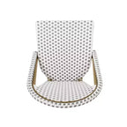 Christopher Knight Home Chaises de bistrot Brandy d'extérieur en aluminium finition bambou français et rotin synthétique (lot de 2)