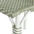 Christopher Knight Home Chaises de bistrot Brandy d'extérieur en aluminium finition bambou français et rotin synthétique (lot de 2)