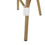 Christopher Knight Home Chaises de bistrot Brandy d'extérieur en aluminium finition bambou français et rotin synthétique (lot de 2)
