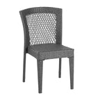 Christopher Knight Home Chaises de salle à manger empilables en rotin et fer Hava (lot de 2)