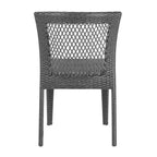 Christopher Knight Home Chaises de salle à manger empilables en rotin et fer Hava (lot de 2)