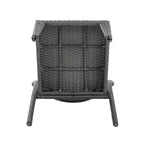 Christopher Knight Home Chaises de salle à manger empilables en rotin et fer Hava (lot de 2)