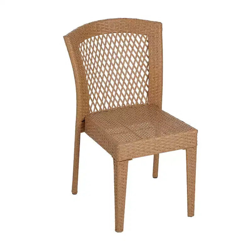 Christopher Knight Home Chaises de salle à manger empilables en rotin et fer Hava (lot de 2)