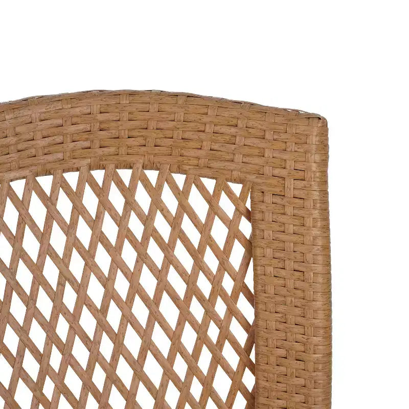 Christopher Knight Home Chaises de salle à manger empilables en rotin et fer Hava (lot de 2)