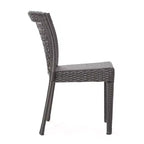 Christopher Knight Home Chaises de salle à manger empilables en rotin et fer Hava (lot de 2)