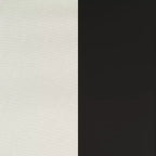 Sedia da pranzo impilabile per patio da interni ed esterni Martha Stewart Lily Pond con braccioli, telaio in acciaio nero e cuscino in crema per tutte le stagioni