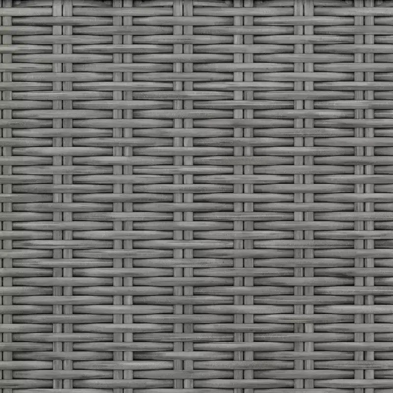 Martha Stewart Bedford Set di 2 sedie da pranzo impilabili per esterni e interni in vimini di rattan