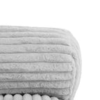 Moderno pouf letto pieghevole in pelliccia sintetica con cuscino