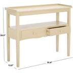 Console con 1 cassetto, Beige
