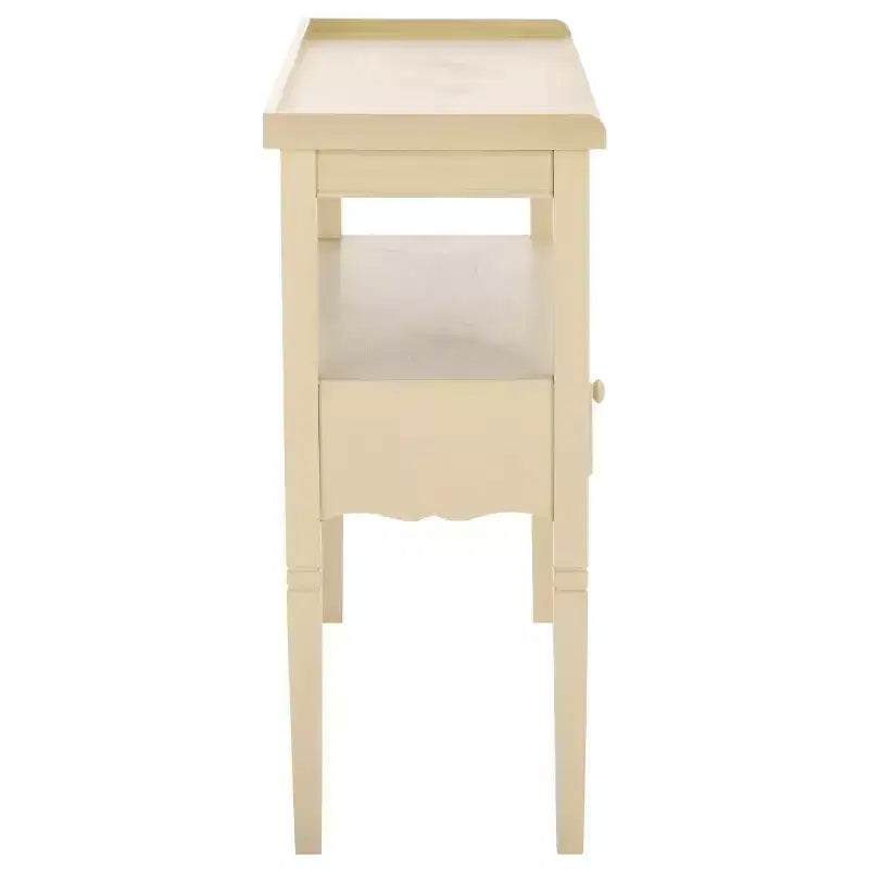 Console con 1 cassetto, Beige