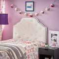 Christopher Knight Home Niamh Contemporary Fabric Tufted Twin Headboard with Nailhead Trim