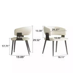 Chaises d'extérieur modernes Luck Live, lot de 2 / Coussins moelleux et base en acier robuste