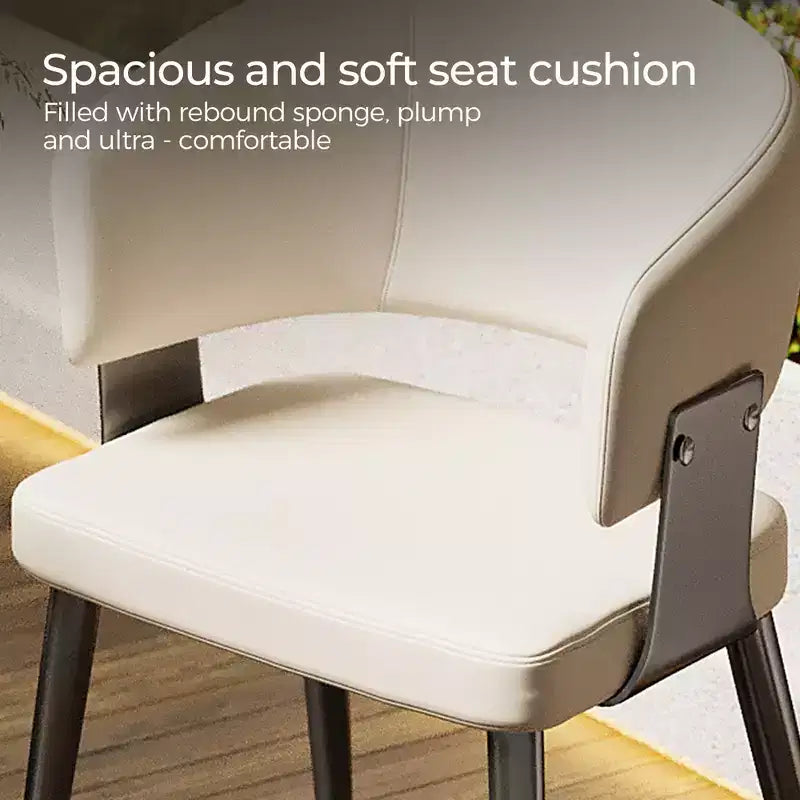 Chaises d'extérieur modernes Luck Live, lot de 2 / Coussins moelleux et base en acier robuste