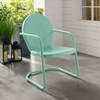 HomeStock Griffith Poltrona da esterno in metallo