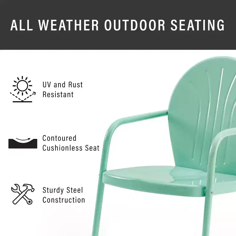 HomeStock Griffith Outdoor Metal Armchair