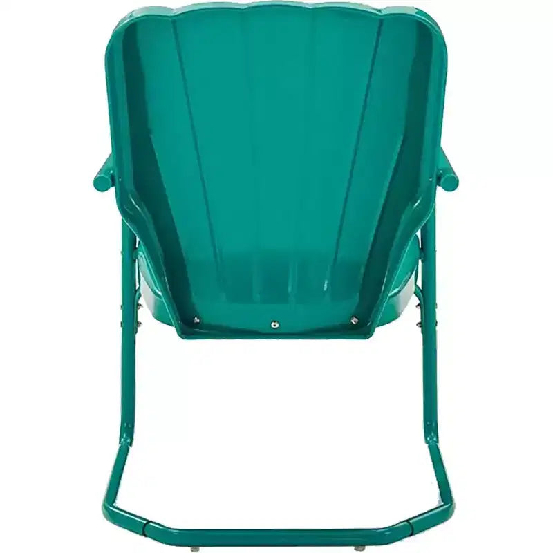 HomeStock Ridgeland Set di 2 Poltrone da Esterno in Metallo - 2 Sedie