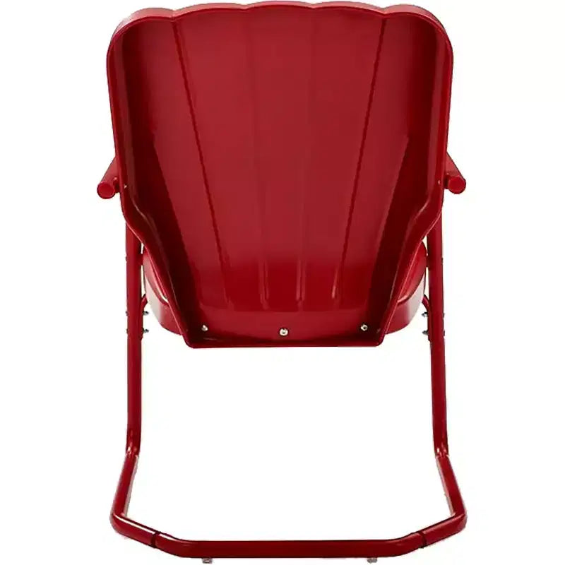 HomeStock Ridgeland Set di 2 Poltrone da Esterno in Metallo - 2 Sedie