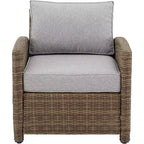 Poltrona da esterno in vimini HomeStock Bradenton