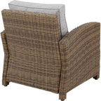 Poltrona da esterno in vimini HomeStock Bradenton
