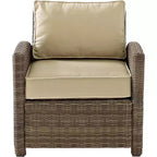 Poltrona da esterno in vimini HomeStock Bradenton