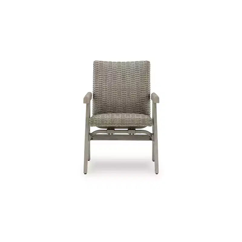 Signature Design by Ashley Haven Retreat Sedie a dondolo con struttura resistente alle intemperie e cuscini in schiuma, set da 2, beige