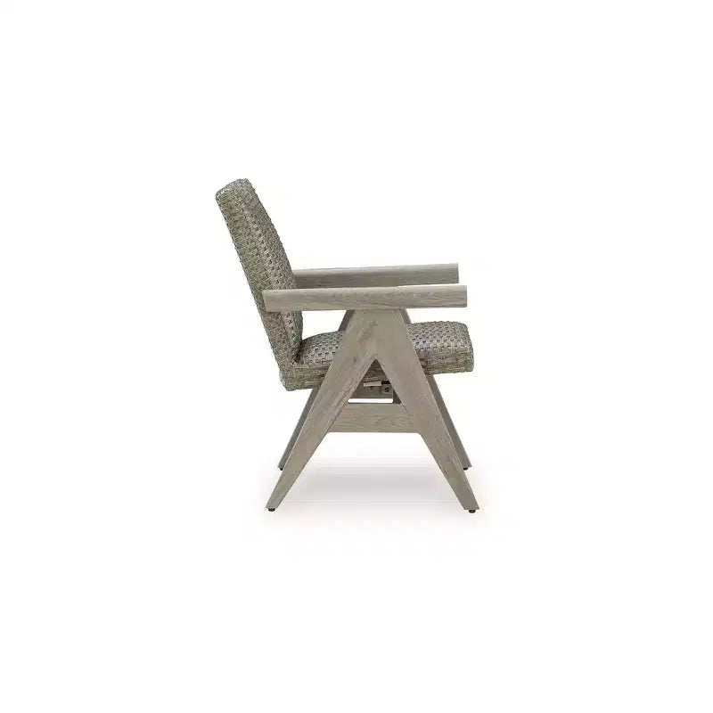 Signature Design by Ashley Haven Retreat Sedie a dondolo con struttura resistente alle intemperie e cuscini in schiuma, set da 2, beige