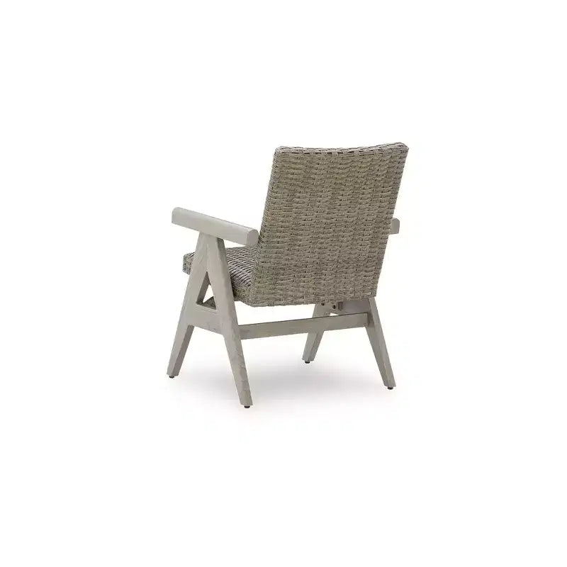 Signature Design by Ashley Haven Retreat Sedie a dondolo con struttura resistente alle intemperie e cuscini in schiuma, set da 2, beige