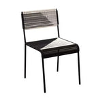 Sedie da esterno impilabili Watkindale Woven - Set da 2 - Nero - SEI
