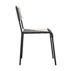 Sedie da esterno impilabili Watkindale Woven - Set da 2 - Nero - SEI